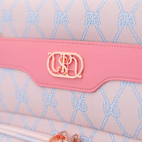 Ensemble valise USPA tissu PINK POUDRÉ