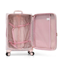 Ensemble valise USPA tissu PINK POUDRÉ