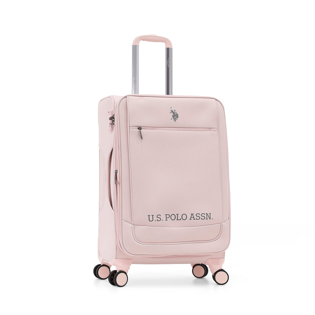 Ensemble valise USPA tissu PINK POUDRÉ