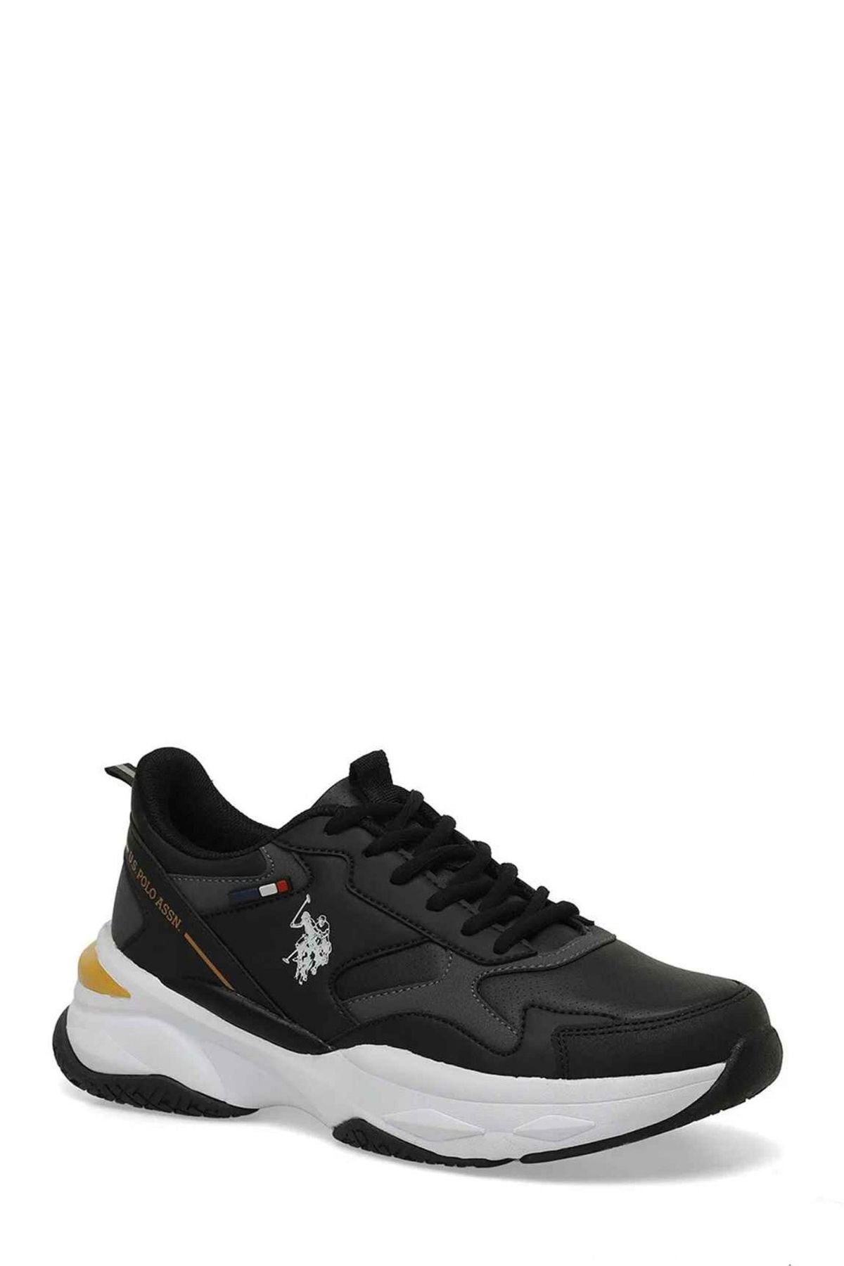 BASKET HOMME SOLIDAR 4PR BLACK
