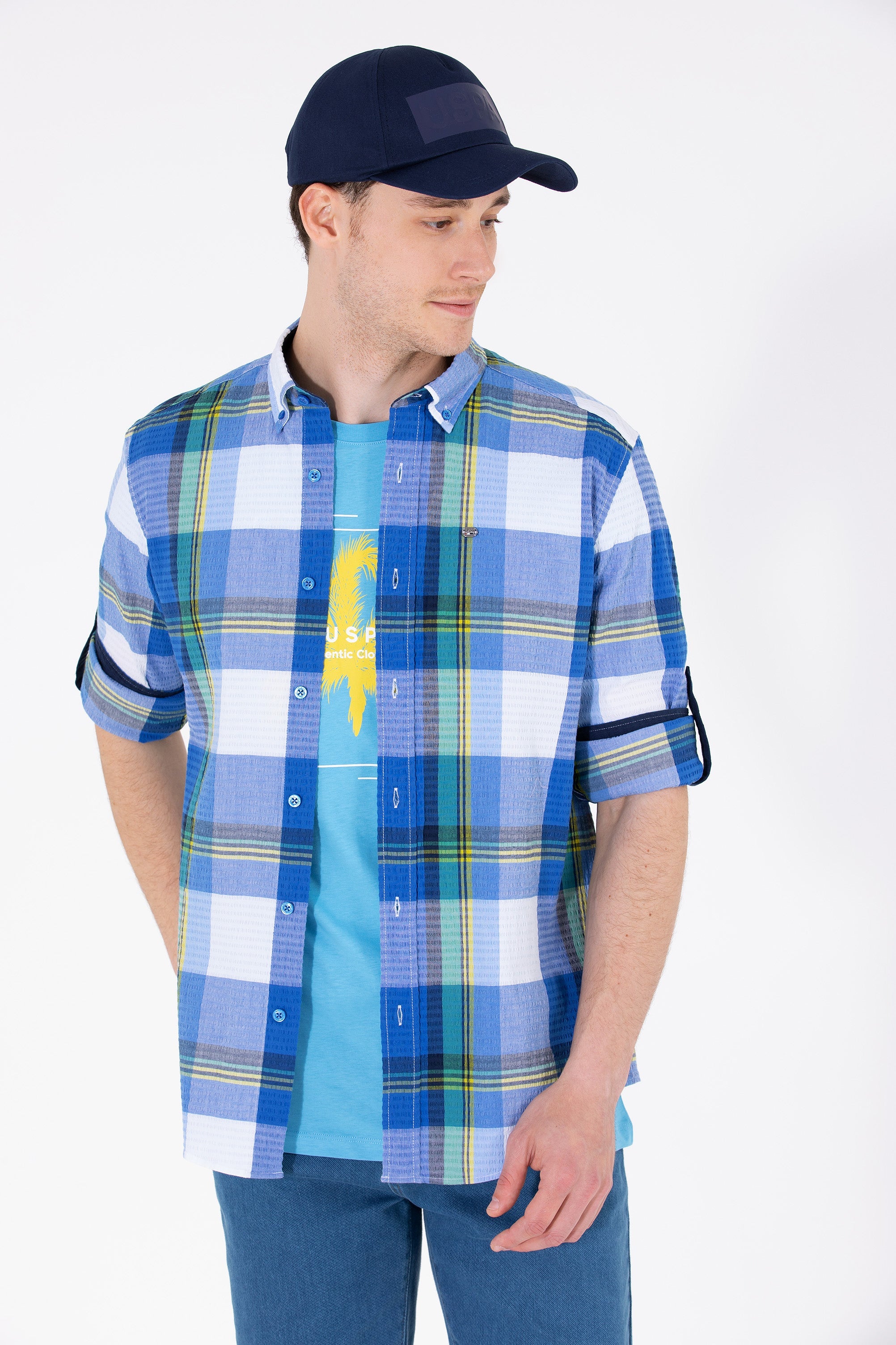 CHEMISE HOMME LARETTE BLEU