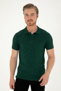 T-SHIRT HOMME BASIC TP04 GREEN-FONCE