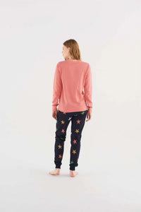 PYJAMA FEMME 02 PIECES SAUMON