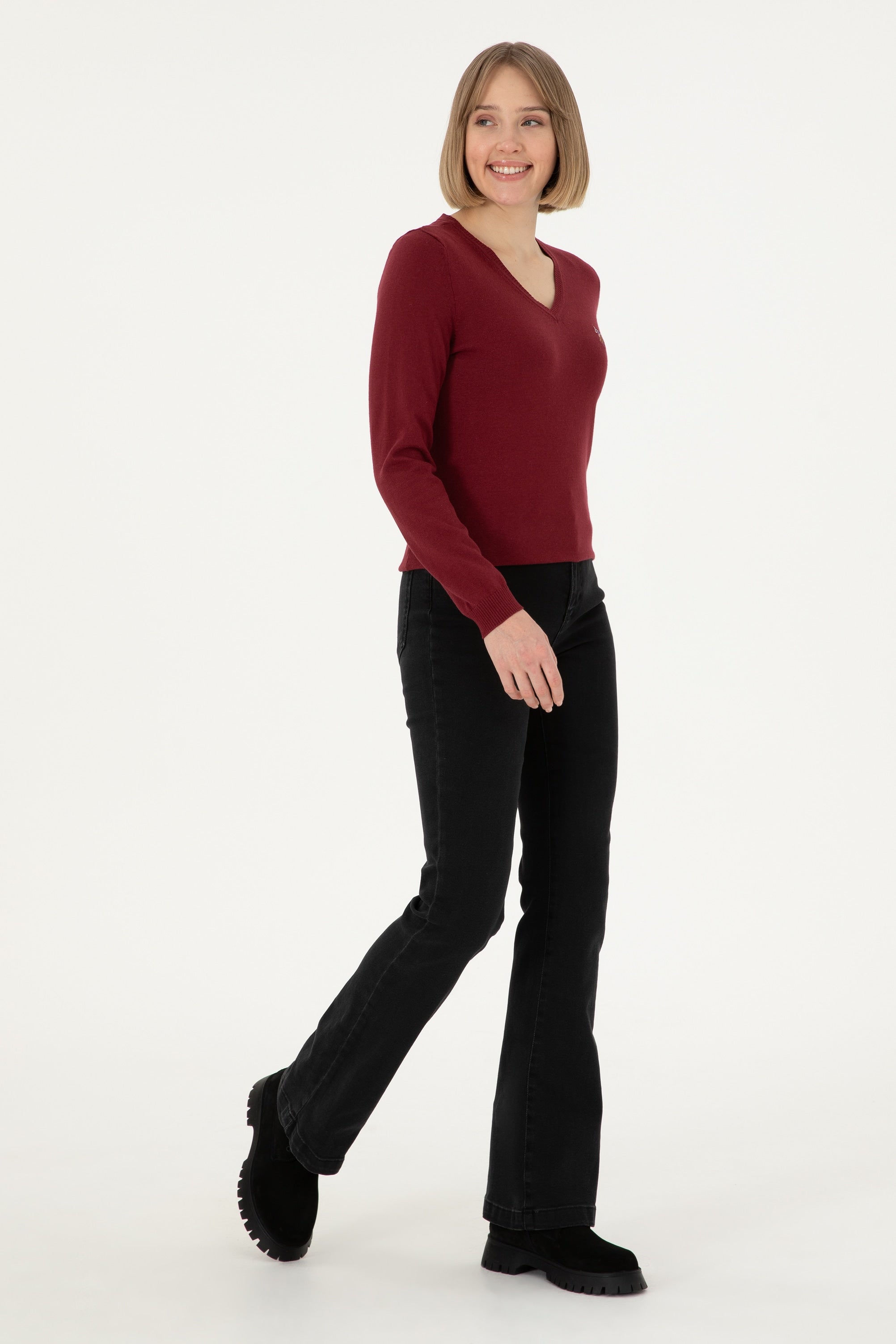 PULL HOMME TD02 BURGUNDY