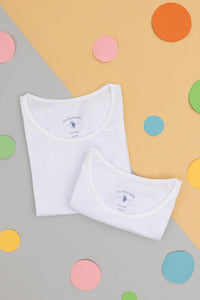 LOT DE 02 DEBARDEURS FILLE WHITE