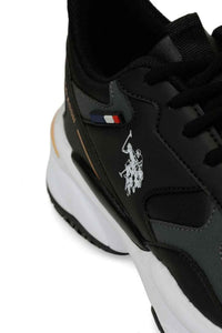 BASKET HOMME SOLIDAR 4PR BLACK