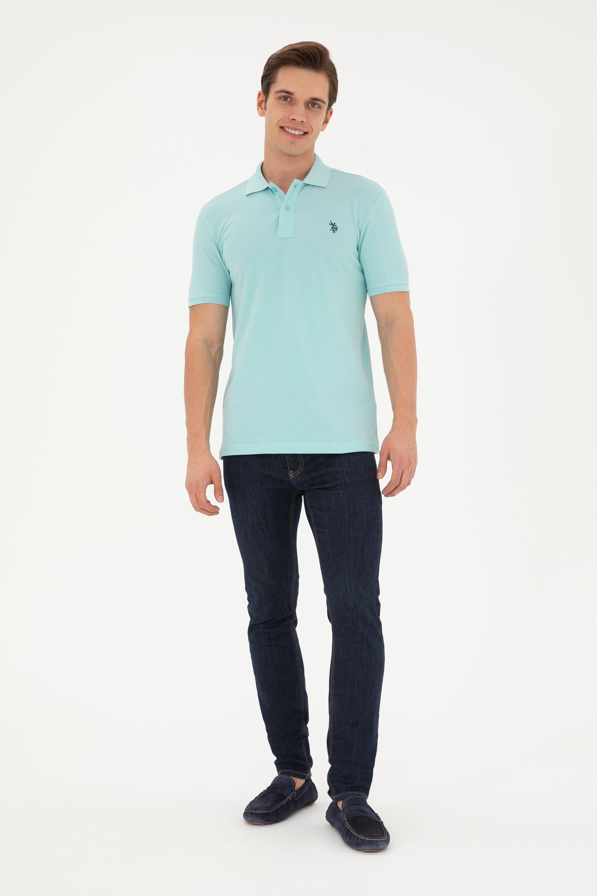 T-SHIRT HOMME BASIC GTP04 GREEN
