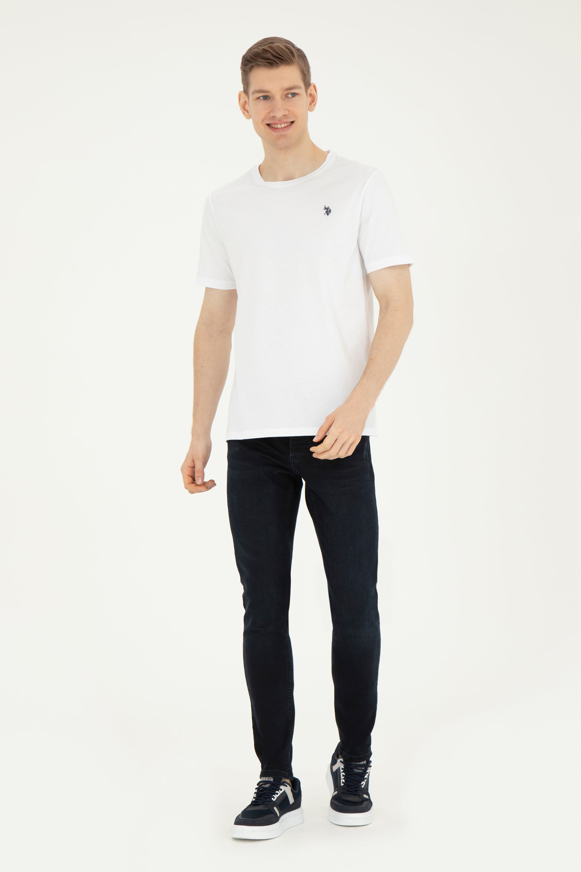 T-SHIRT HOMME BASIC GTS01 WHITE