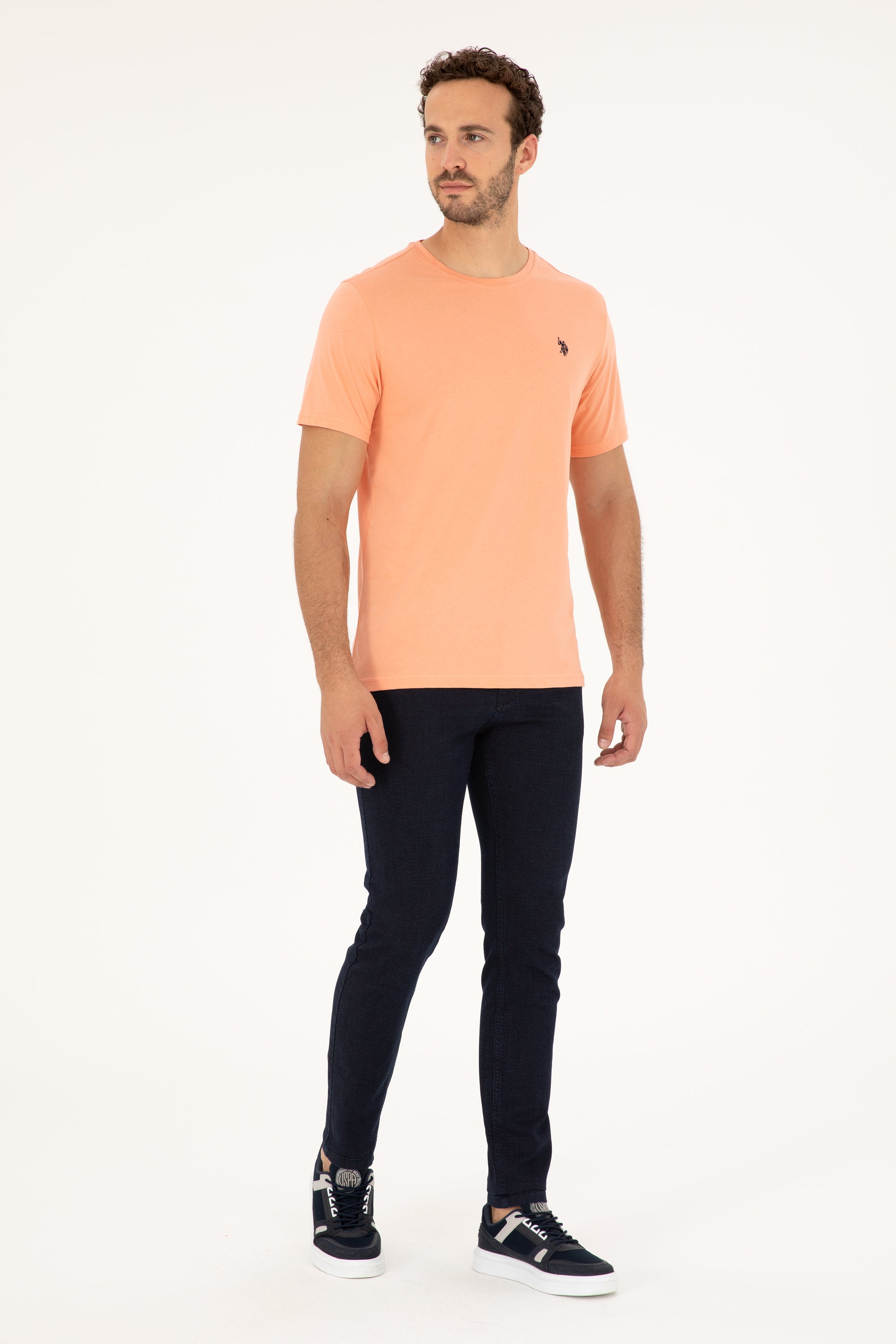T-SHIRT HOMME BASIC ORANGE