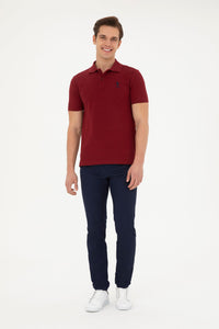 T-SHIRT HOMME BASIC TP04 BURGUNDY