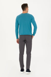 CHINOS KENZI Bleu Foncé - 1675246VR006