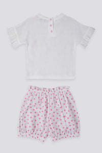 ENSEMBLE BEBE 02 PIECES WHITE