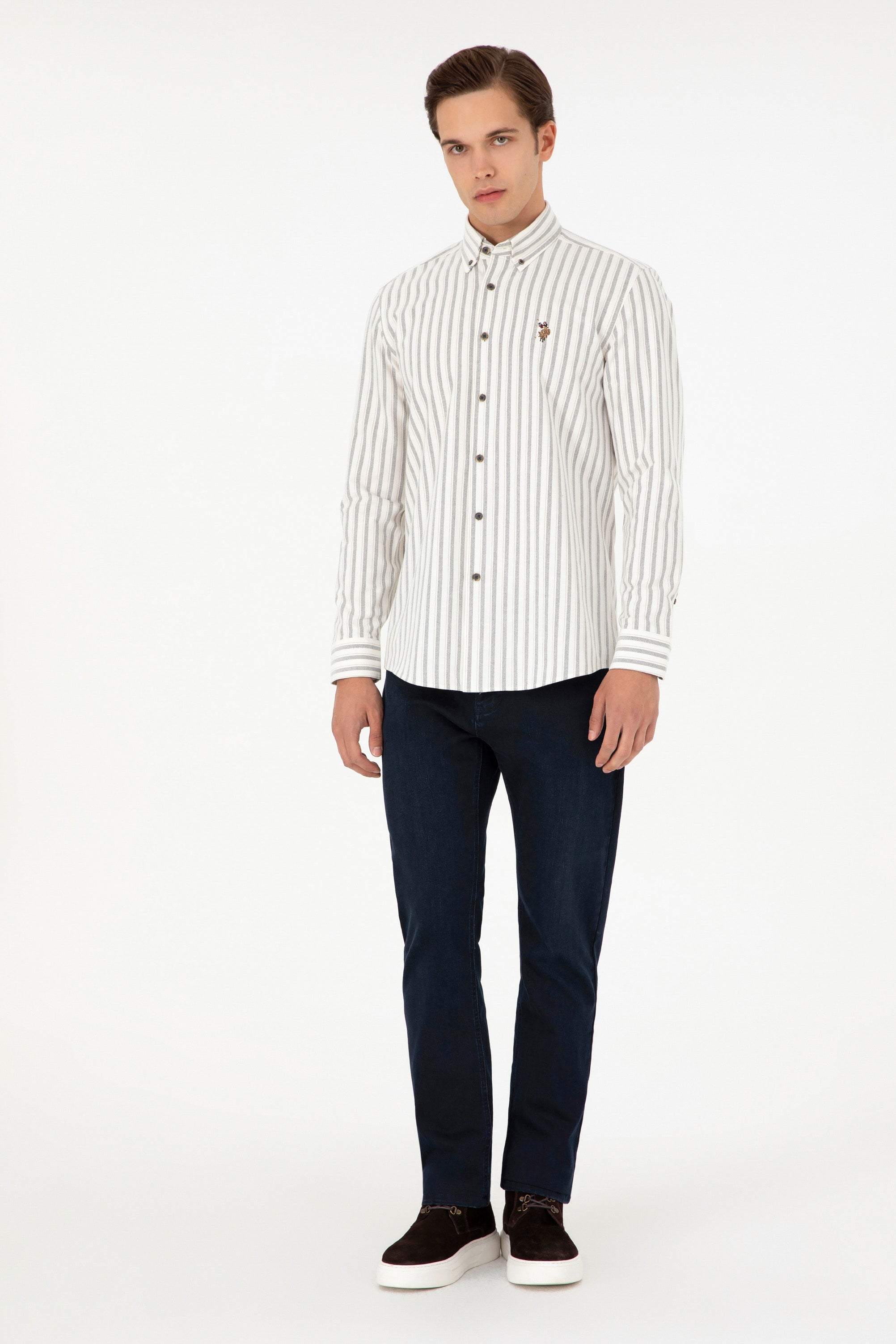 SAMES Woven Shirt GREY DARK