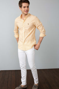 Chemise homme CASTROLLIMEN YELLOW