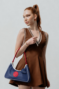 SAC FEMME NAVY-RED-WHITE