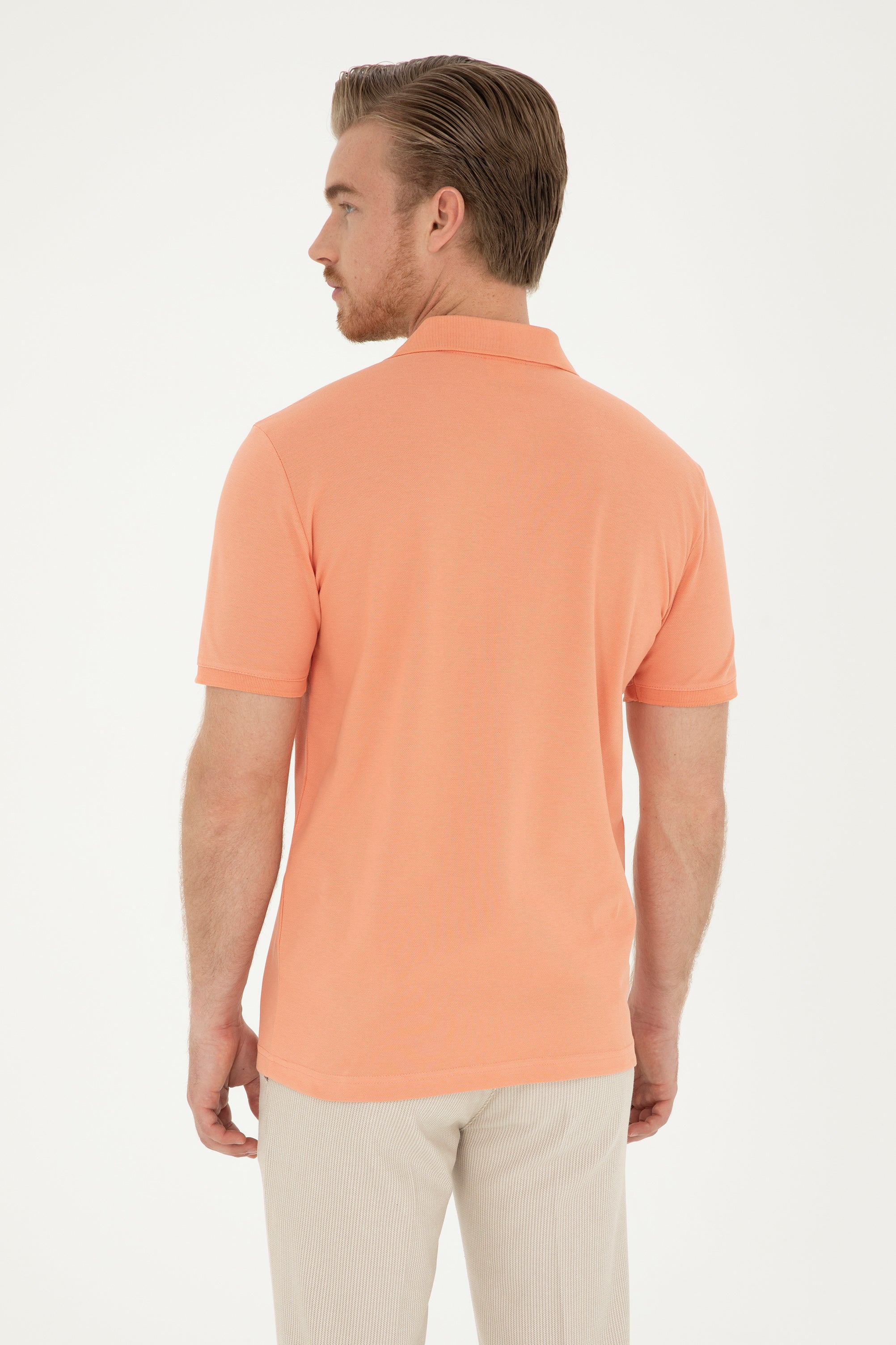 T-SHIRT HOMME BASIC GTP04 ORANGE