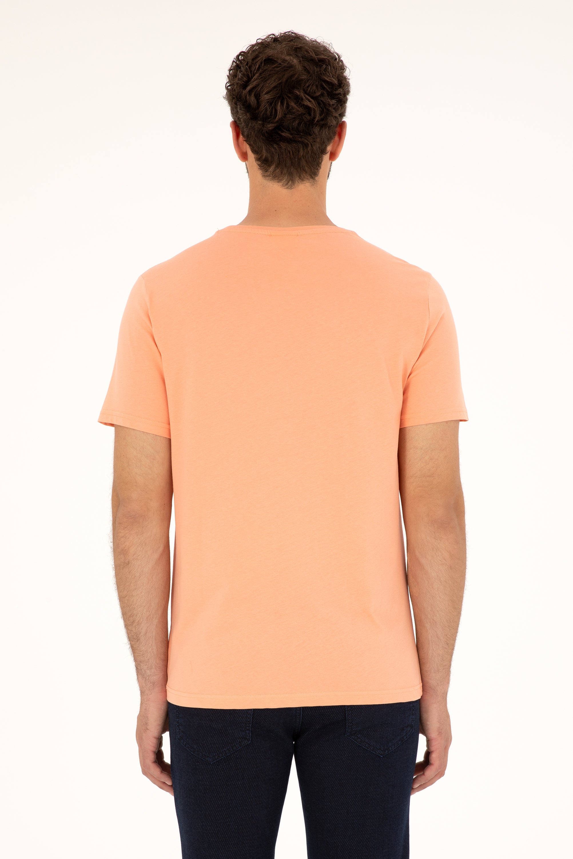 T-SHIRT HOMME BASIC ORANGE
