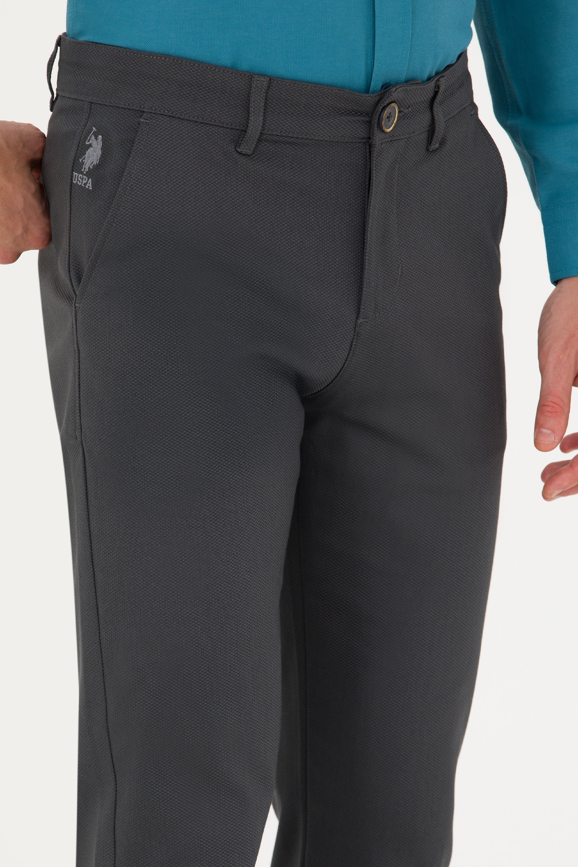 CHINOS DAMES GRIS FONCà‰ - 1675156VR006