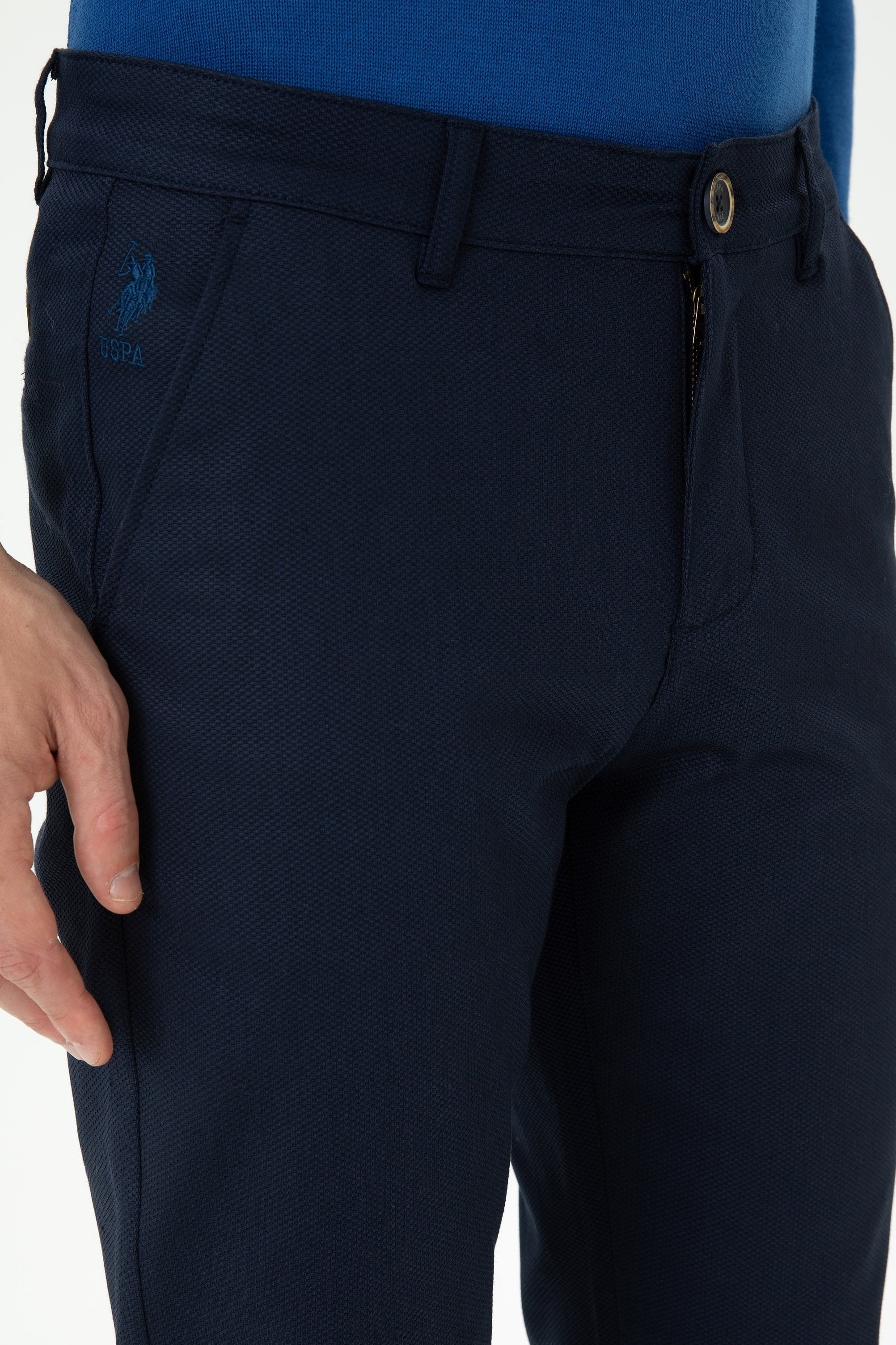 PONTALON CHINOS HOMME DAMES NAVY-BLUE