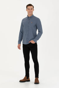 CHEMISE AKIS INDIGO - 1962144VR028