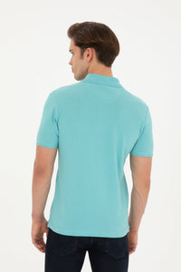 T-SHIRT HOMME BASIC TP04 GREEN-MENTH