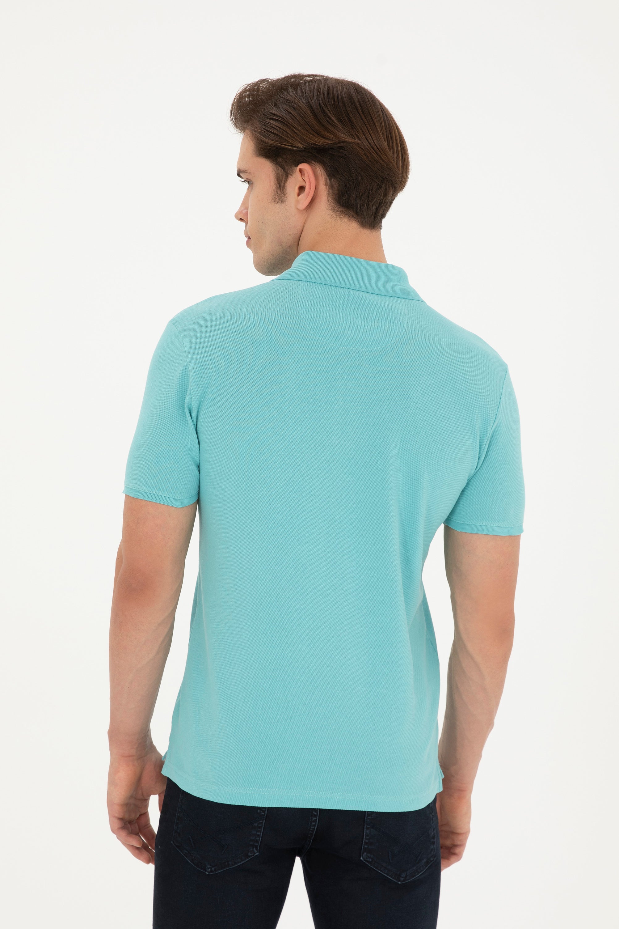 T-SHIRT HOMME BASIC TP04 GREEN-MENTH