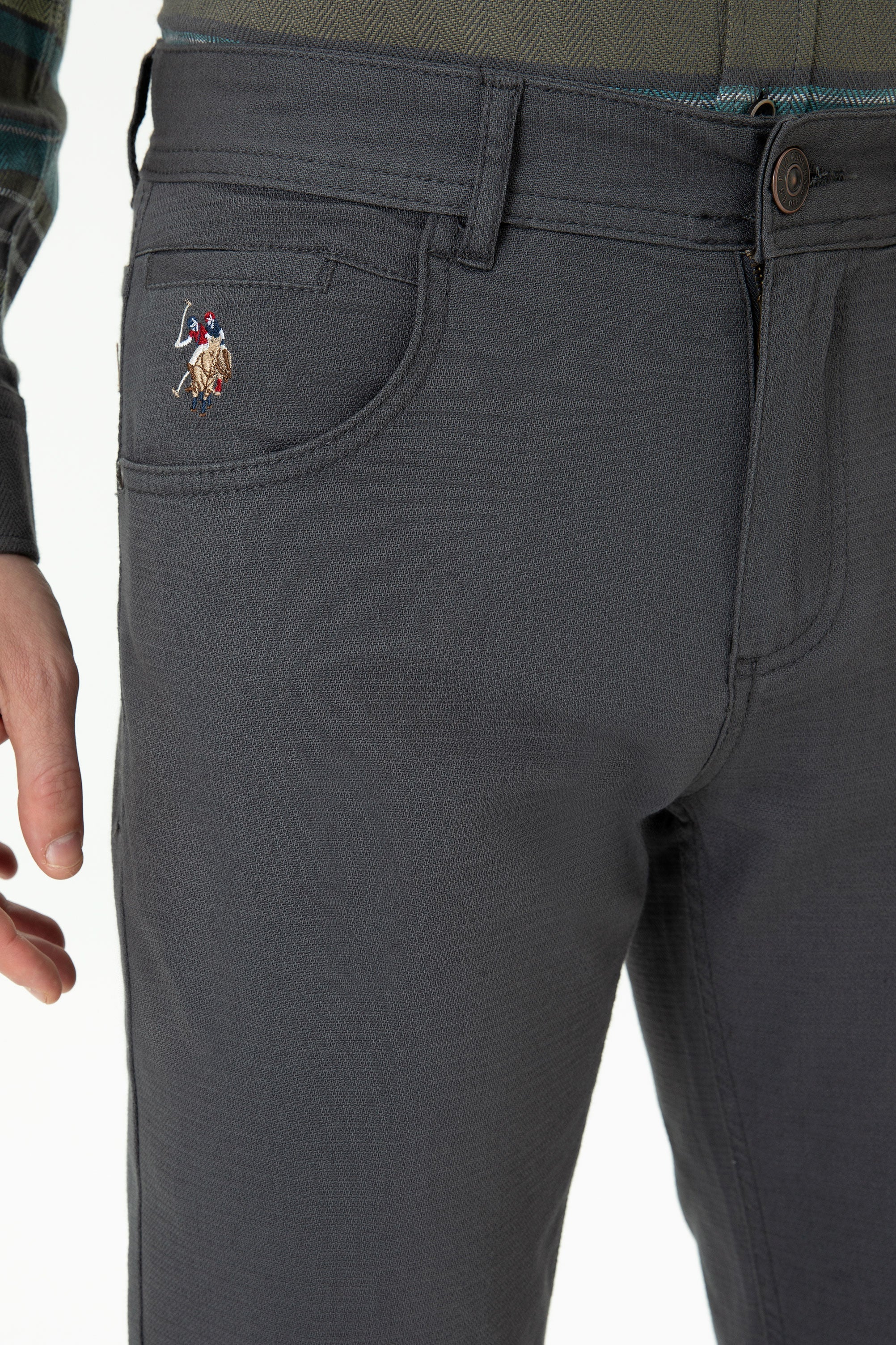 CHINOS MICEL GRIS FONCà‰ - 1728006VR006