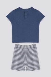 ENSEMBLE BEBE 02 PIECES BLUE