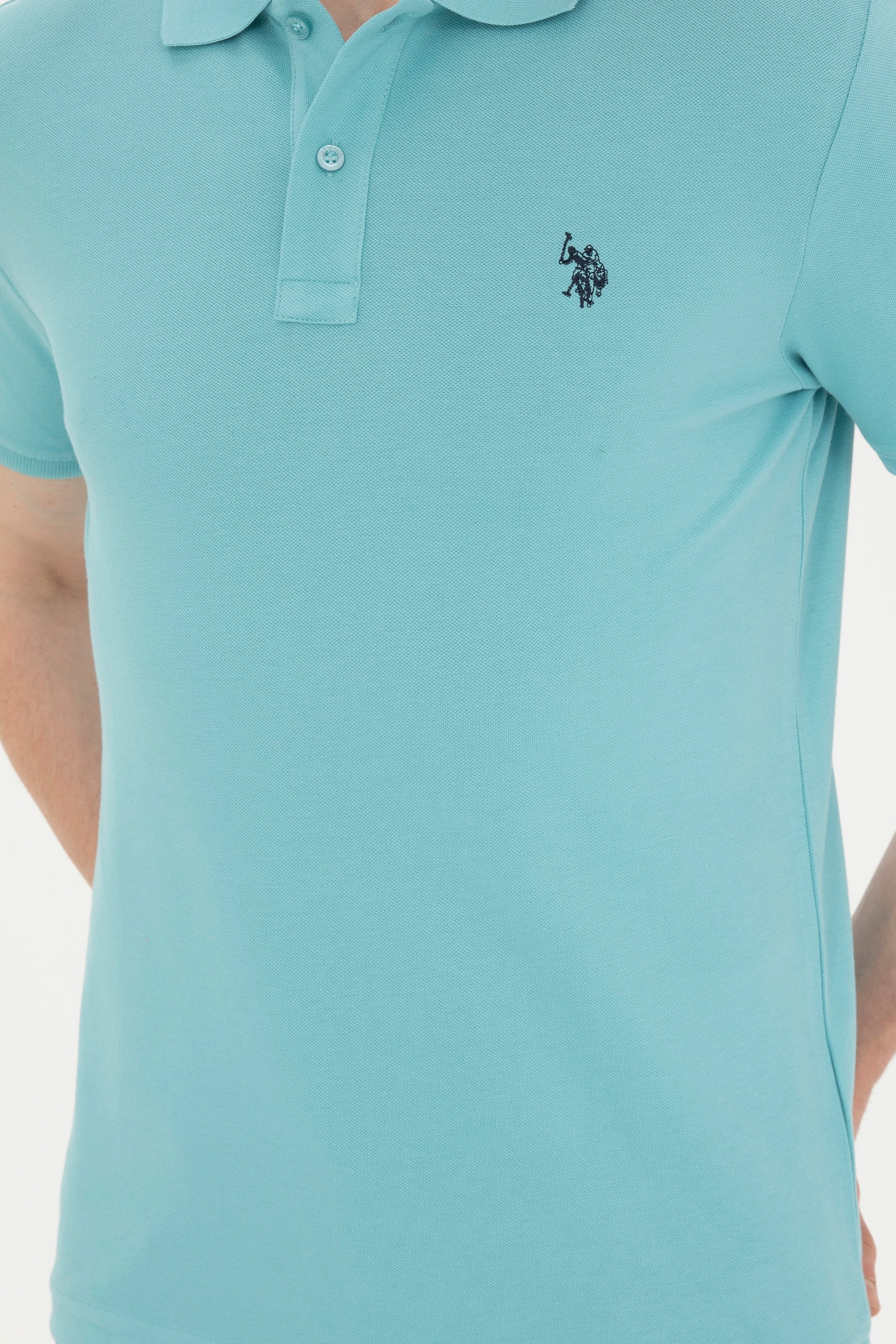 T-SHIRT HOMME BASIC GTP04 GREEN-MENTH