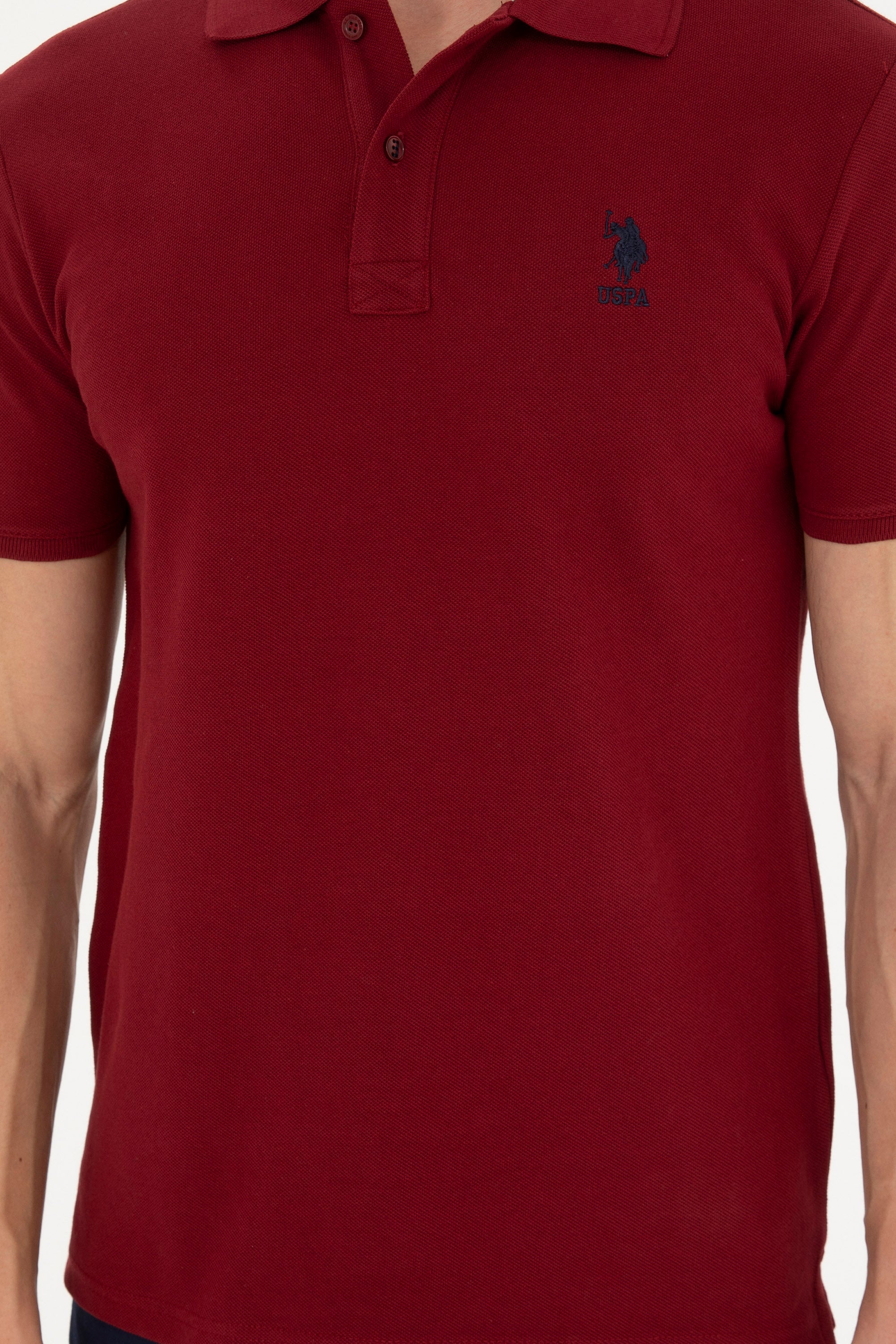 T-SHIRT HOMME BASIC TP04 BURGUNDY