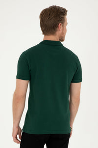 T-SHIRT HOMME BASIC TP04 GREEN-FONCE