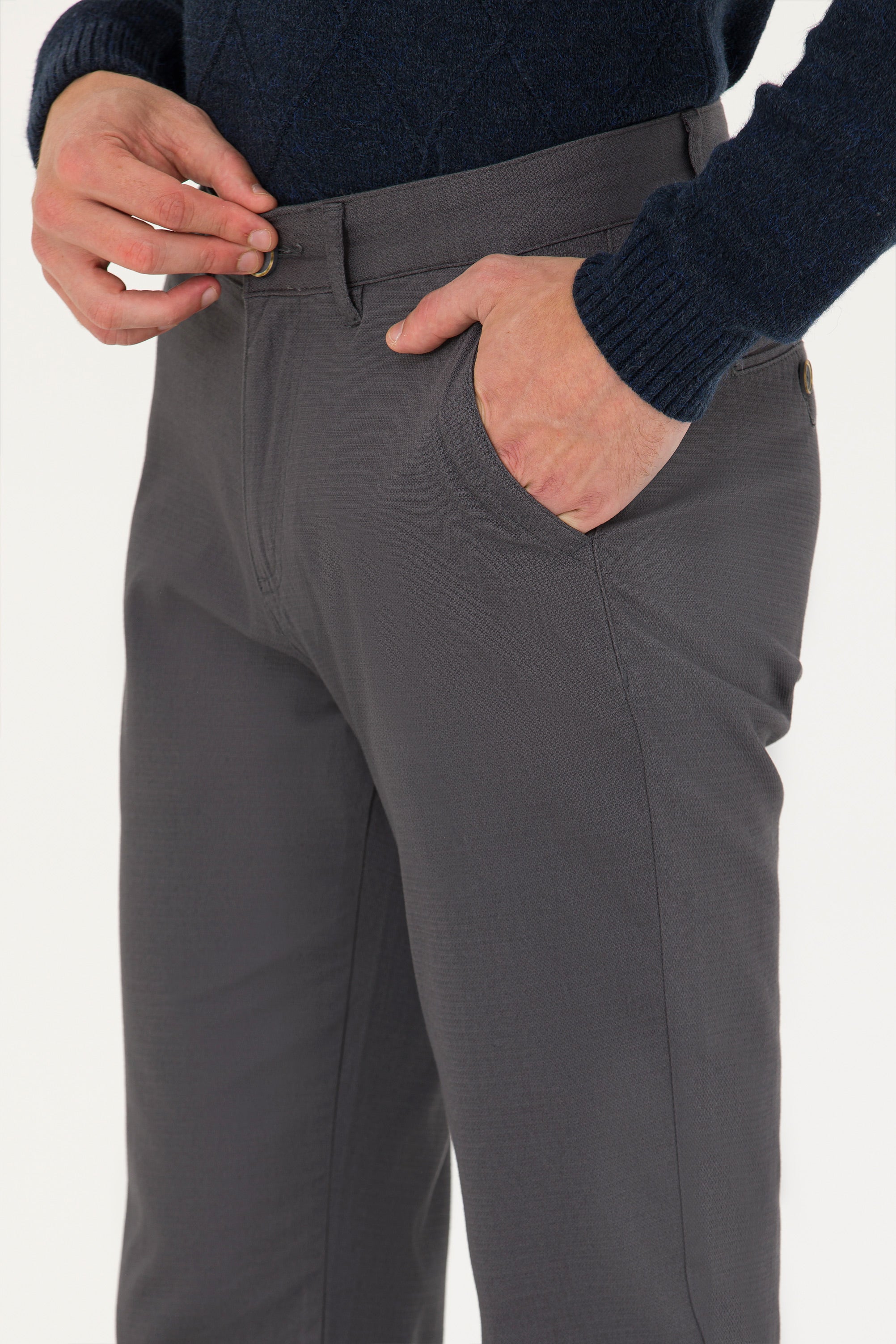 CHINOS KENZI-REG GRIS FONCà‰ - 1675278VR006