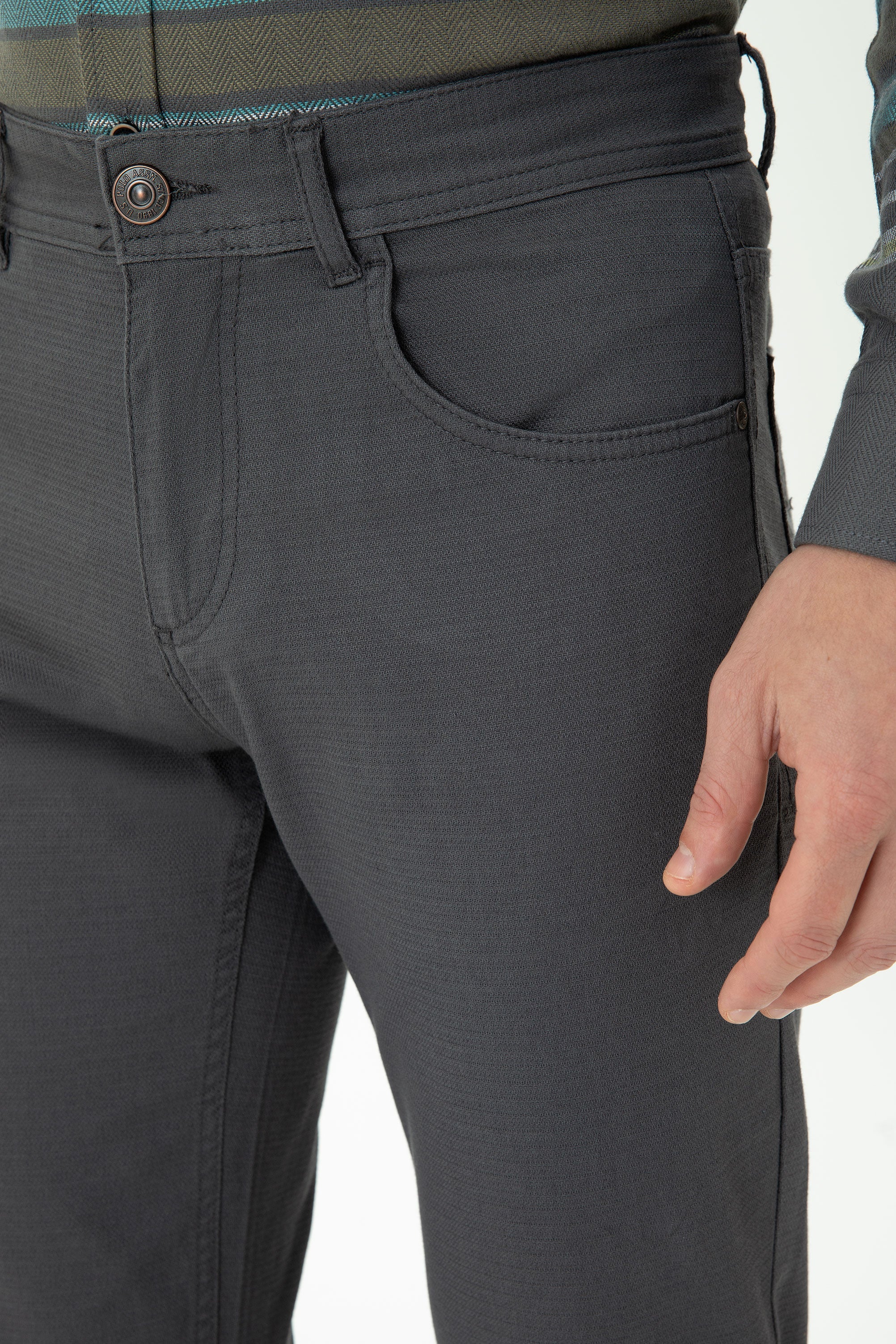 CHINOS MICEL GRIS FONCà‰ - 1728006VR006