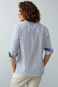 Chemise homme LEAF WHITE