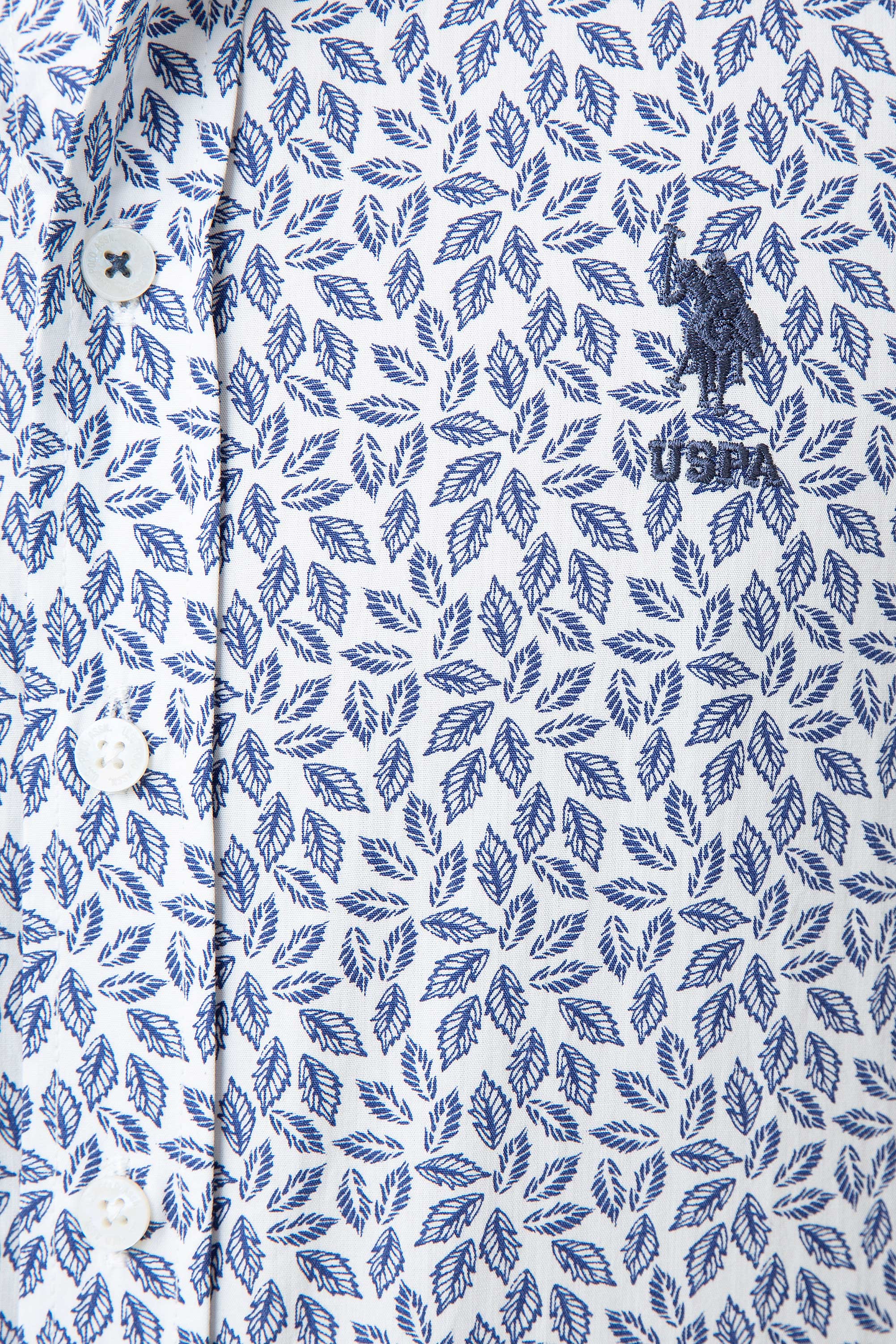 Chemise homme LEAF WHITE