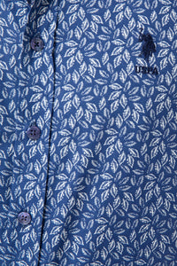 Chemise homme LEAF NAVY BLUE