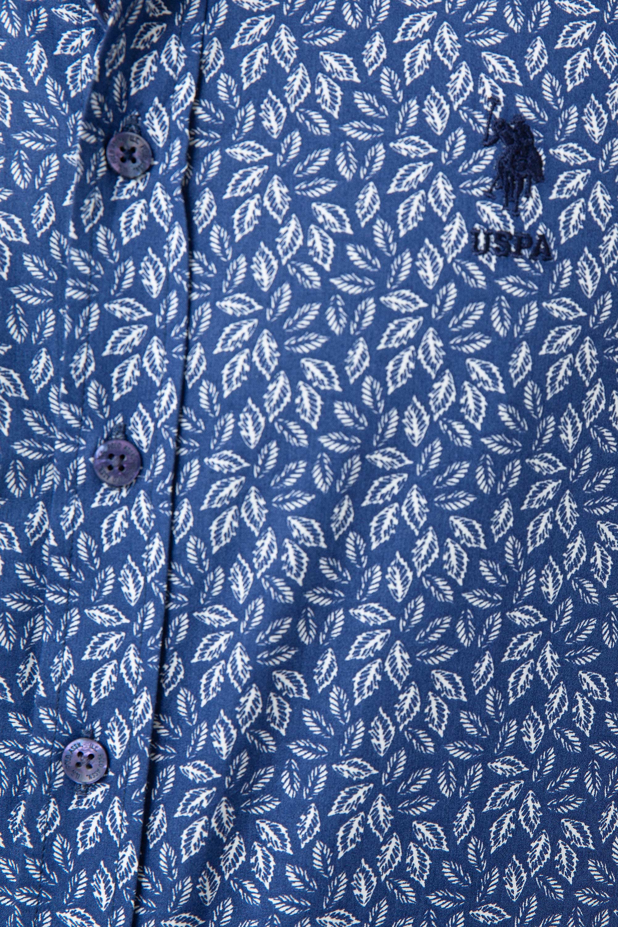 Chemise homme LEAF NAVY BLUE