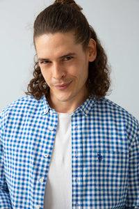 Chemise homme EMINAS BLUE INDIGO