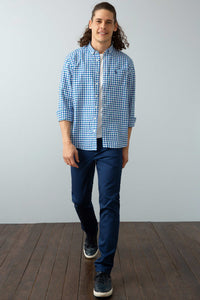 Chemise homme EMINAS BLUE INDIGO