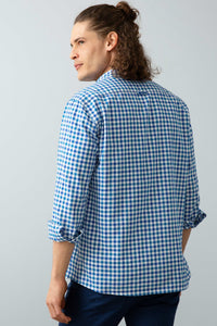 Chemise homme EMINAS BLUE INDIGO