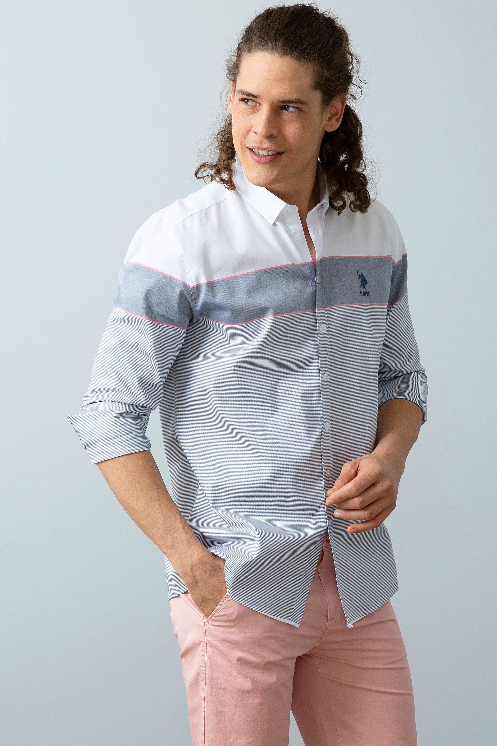 Chemise homme DENVADO BLUE INDIGO