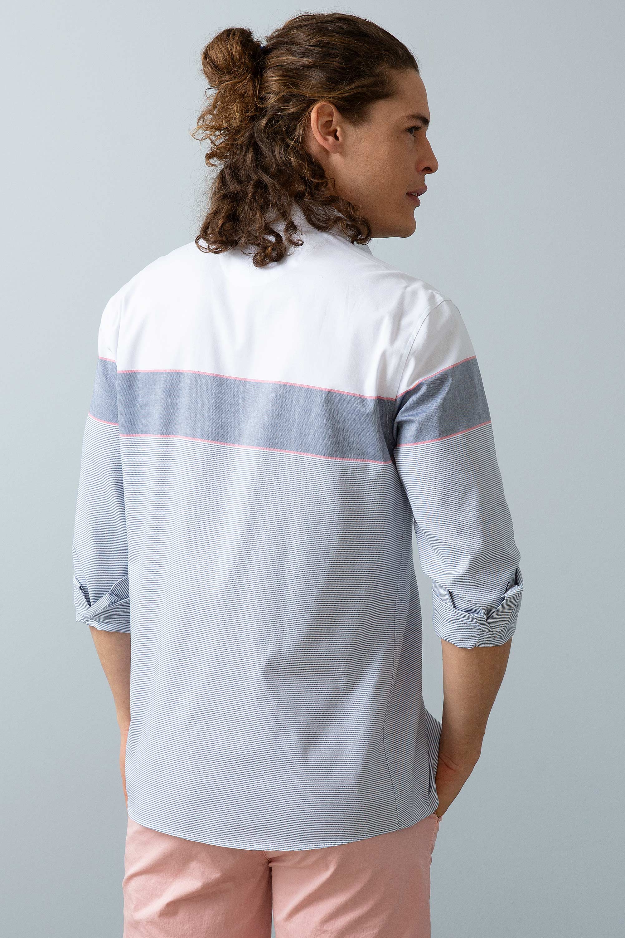 Chemise homme DENVADO BLUE INDIGO
