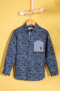 Chemise garçon GILA BLUE