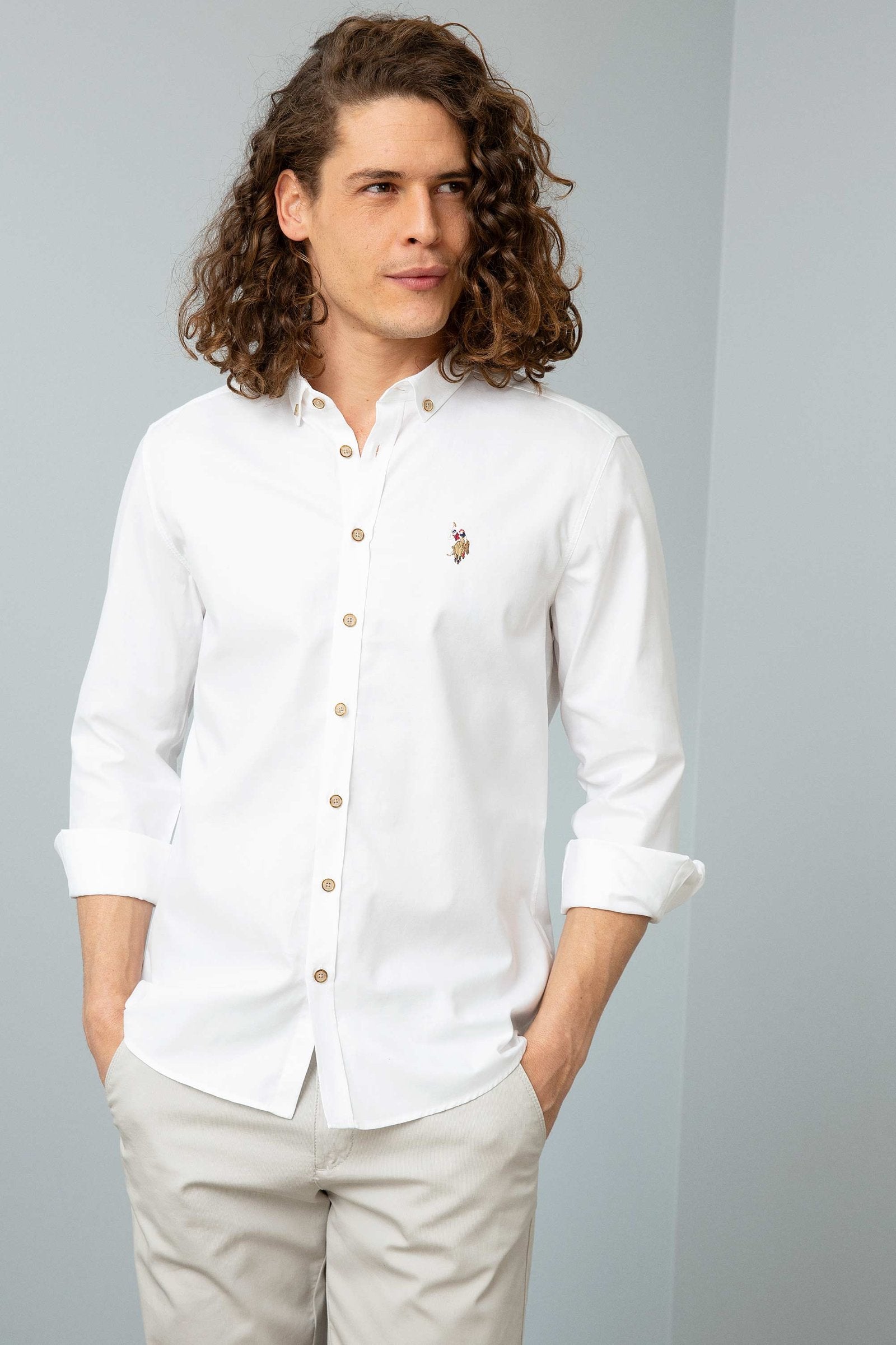 Chemise homme CEDCOLOR1 WHITE