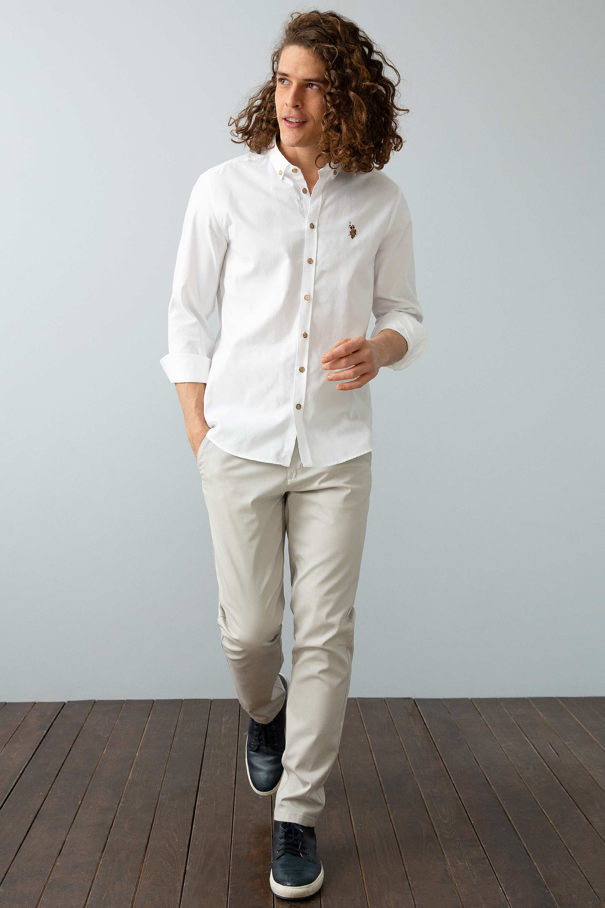 Chemise homme CEDCOLOR1 WHITE