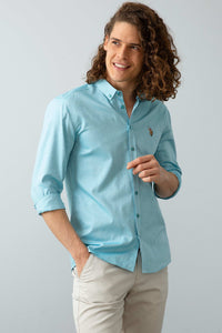 Chemise homme CEDCOLOR1 PETROLE