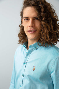 Chemise homme CEDCOLOR1 PETROLE