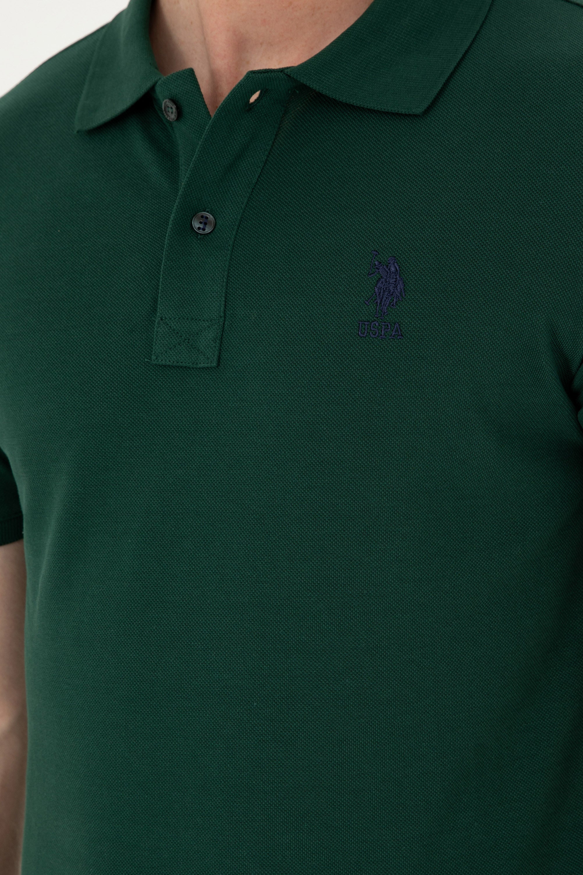 T-SHIRT HOMME BASIC TP04 GREEN-FONCE