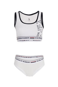 BUSTIER SHORT SET FEMME WHITE
