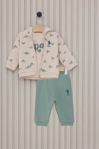 ENSEMBLE BEBE 03 PIECES BEIGE